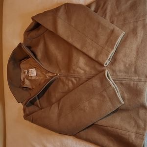 New J. Crew Coat; Size 16; Tan